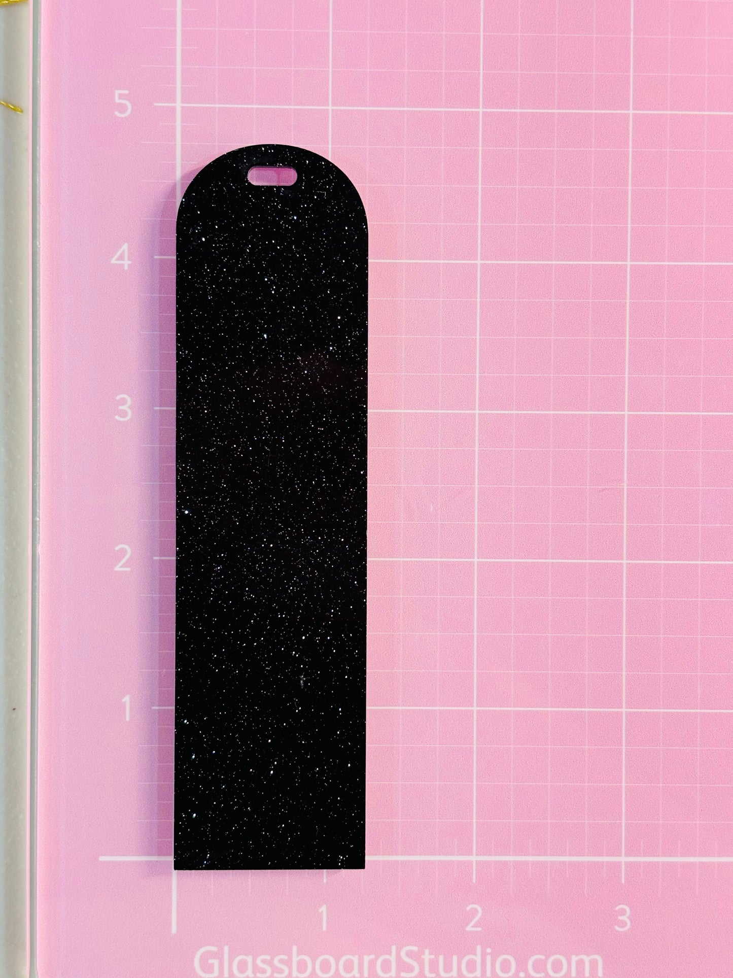 Acrylic bookmark π