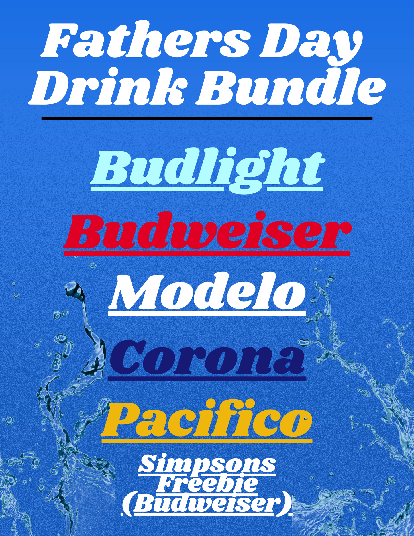 Dad Adult Drink Bundle
