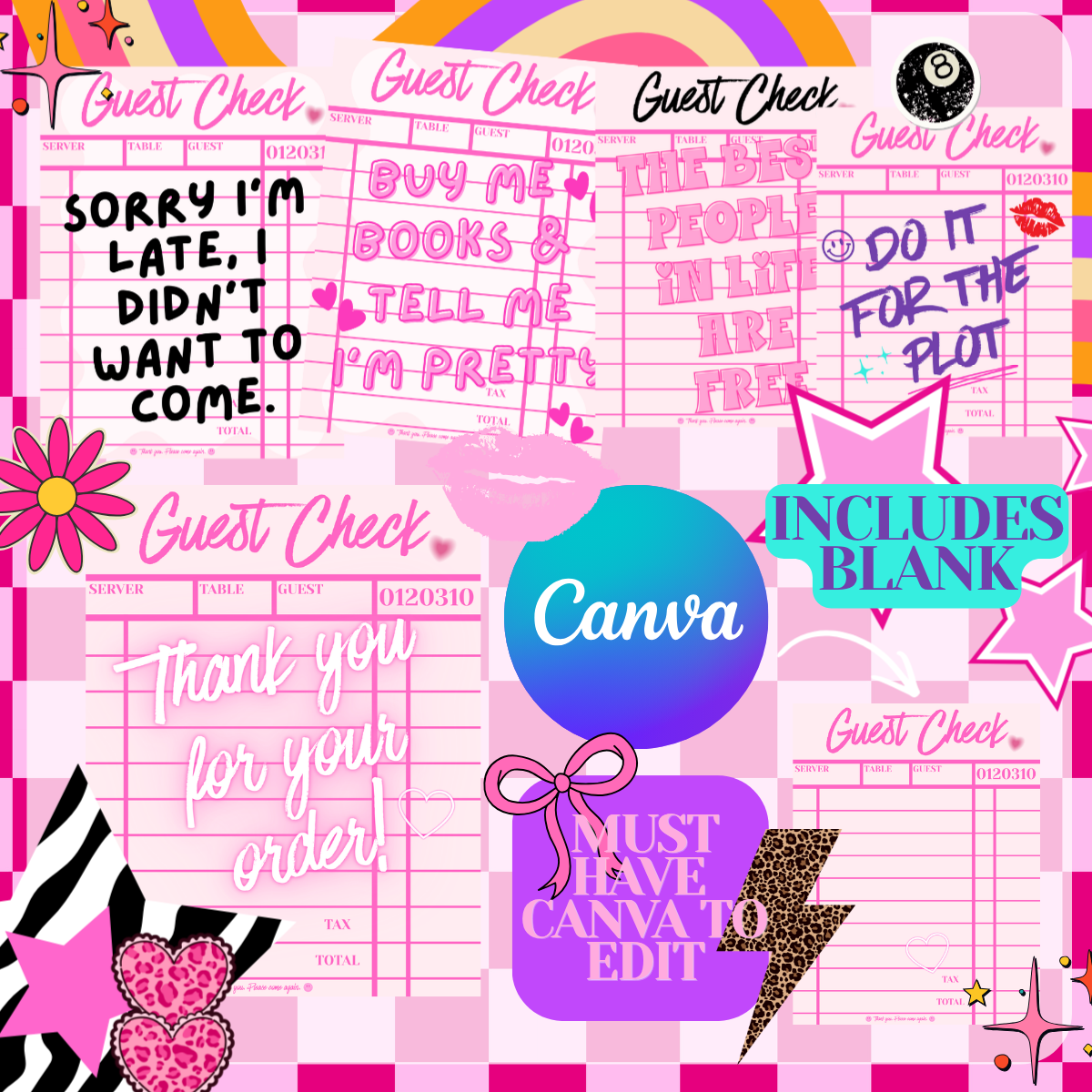 Guest Check Digital File