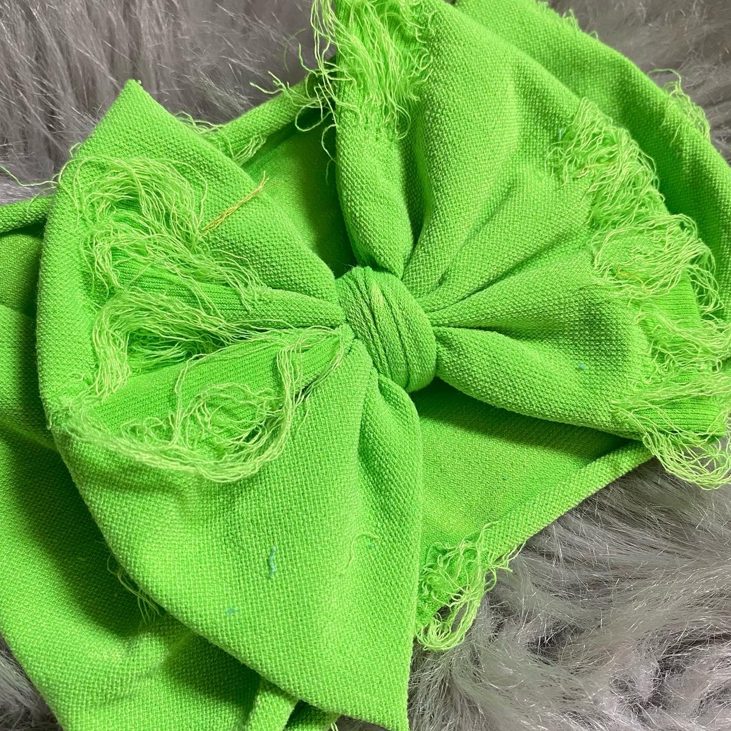 NEON GREEN DISTRESSED