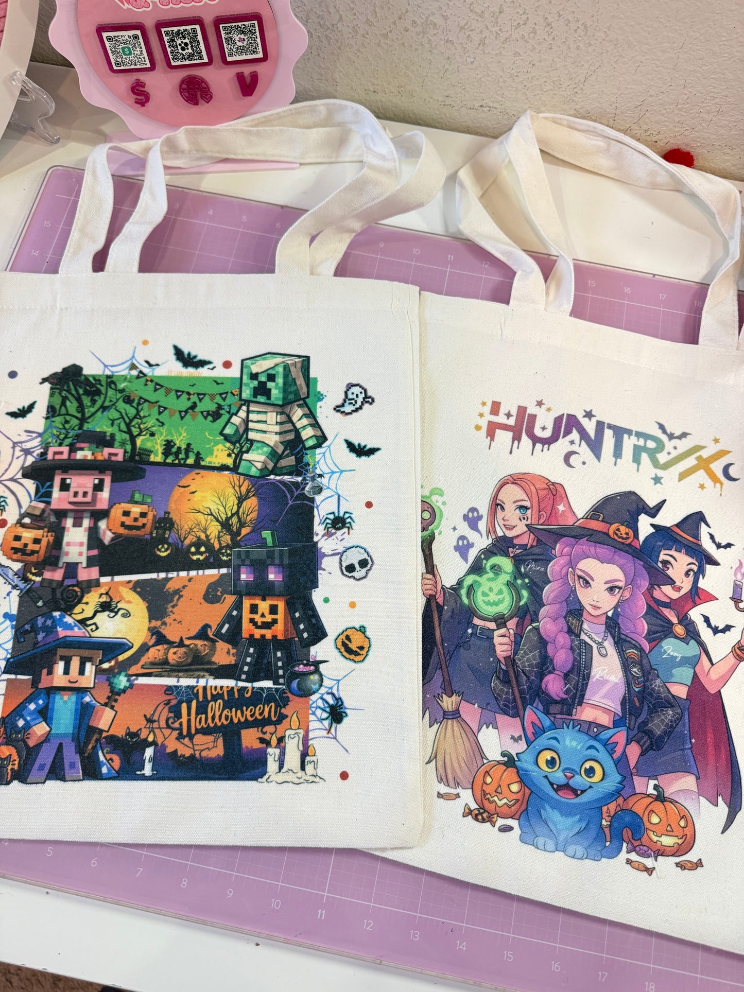 Halloween tote bags 🧡 👻