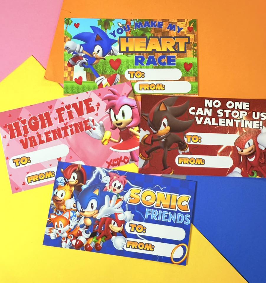 Hedgehog and friends Valentine Cards (Digital File only)