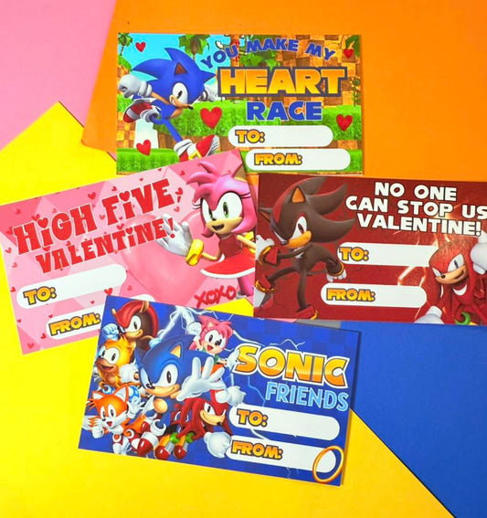 Hedgehog and friends Valentine Cards (Digital File only)
