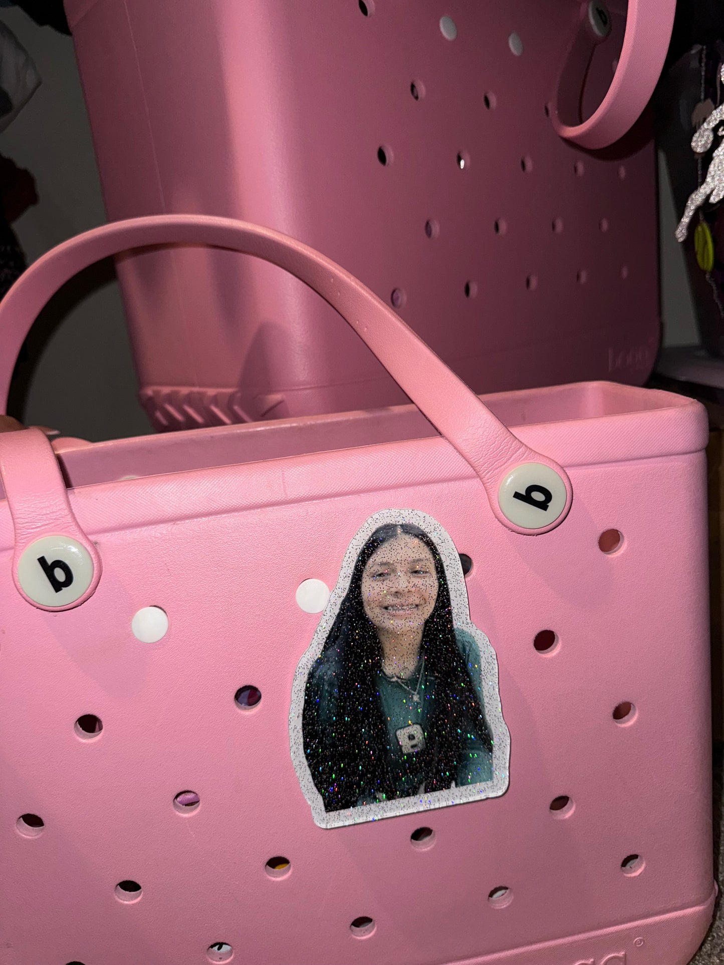 Bogg bag photo charm
