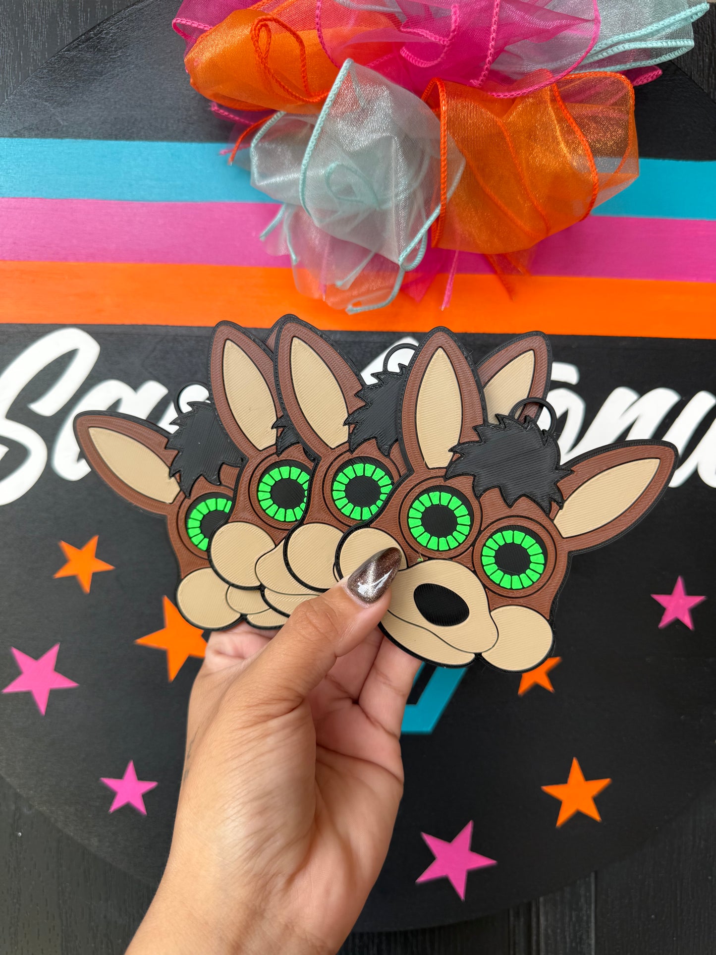 Coyote keychain