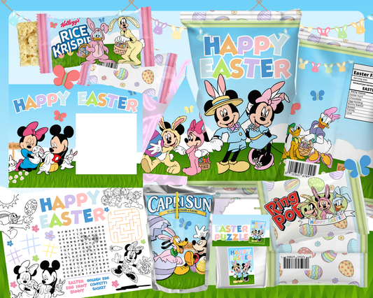 Mouse & Friends Easter Bundle (NON EDITABLE)