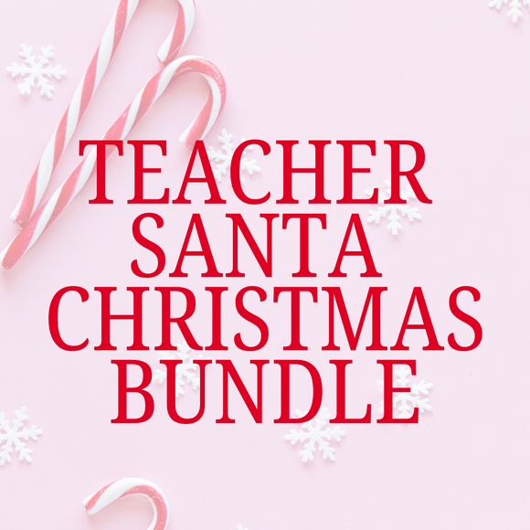 Teacher Christmas Santa bundle