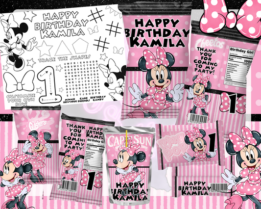 Pink Mouse Birthday Digital