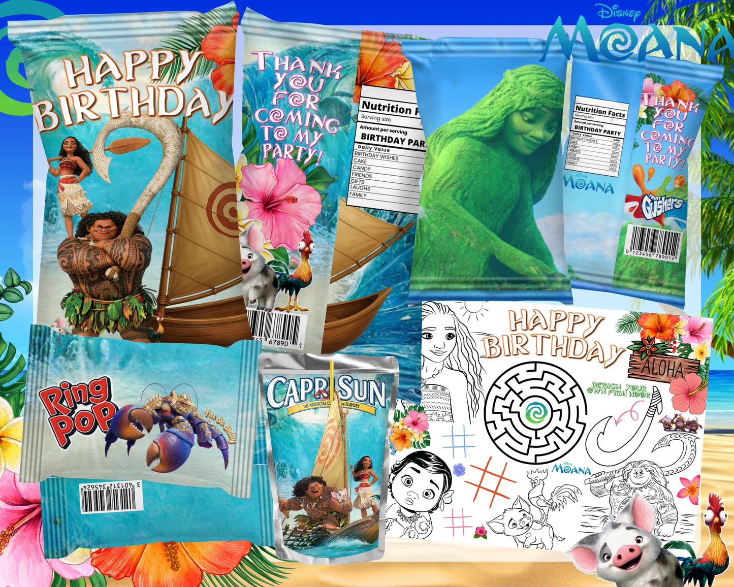 Moana Birthday Bundle