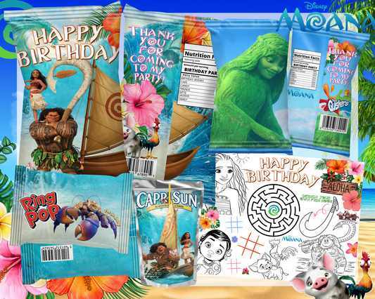 Moana Birthday Bundle
