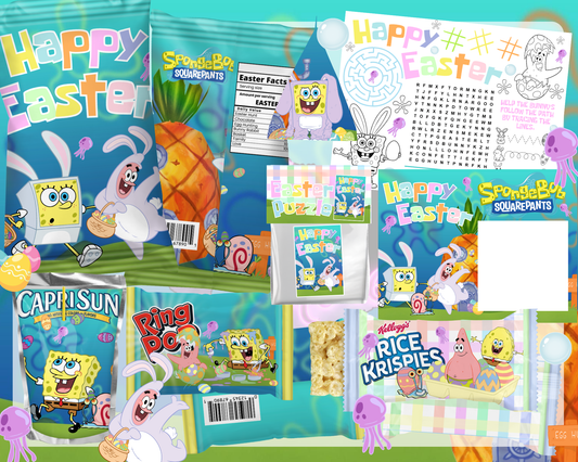 Sponge & Friends Easter Bundle (NON EDITABLE)